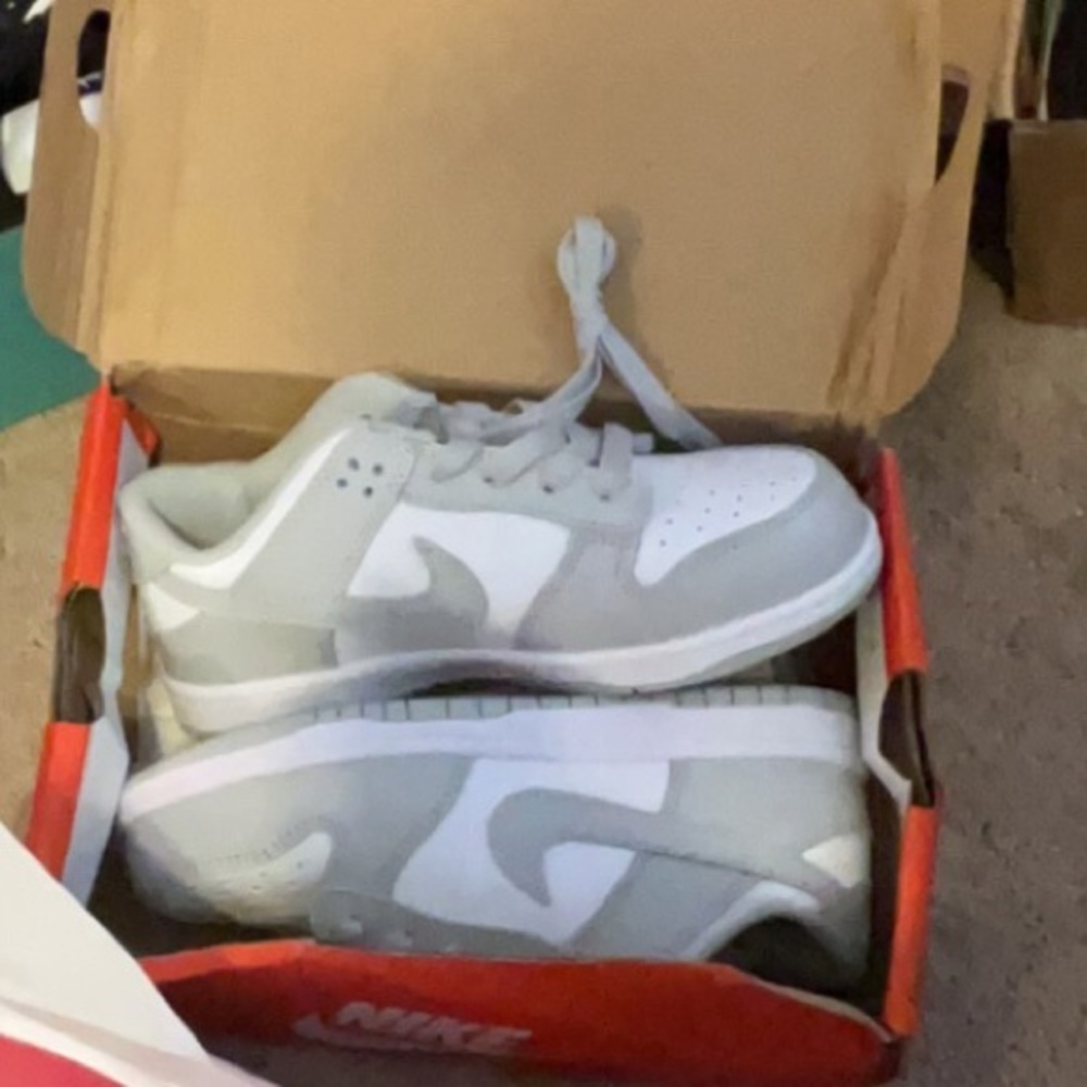 Grey Dunks Kids.